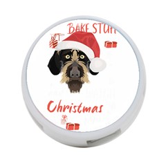 German Wirehaired Pointer T- Shirt German Wirehaired Pointer Merry Christmas T- Shirt (1) 4-port Usb Hub (one Side) by ZUXUMI