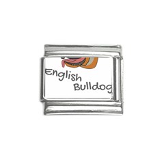 Bulldog T- Shirt Dog Face T- Shirt Italian Charm (9mm) by JamesGoode