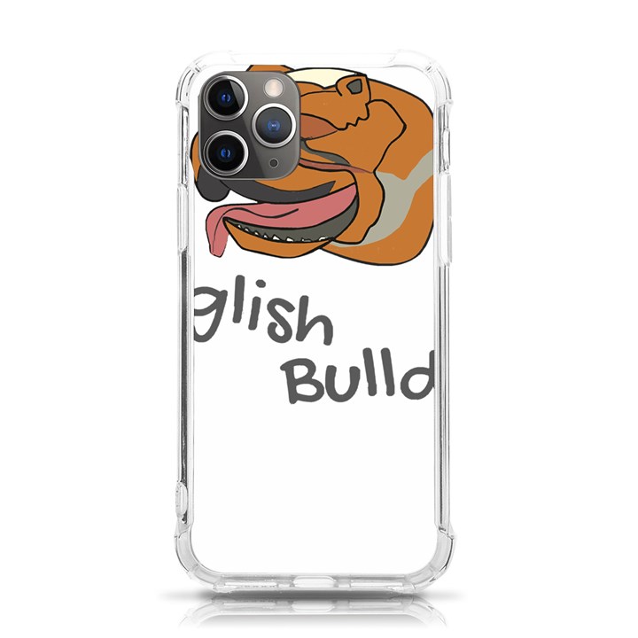 Bulldog T- Shirt Dog Face T- Shirt iPhone 11 Pro 5.8 Inch TPU UV Print Case