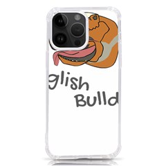 Bulldog T- Shirt Dog Face T- Shirt Iphone 14 Pro Max Tpu Uv Print Case by JamesGoode