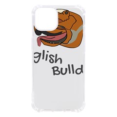 Bulldog T- Shirt Dog Face T- Shirt Iphone 13 Tpu Uv Print Case by JamesGoode