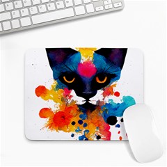 Abstract Cat  Shirt Abstract Cat  16 Small Mousepad by EnriqueJohnson