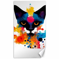 Abstract Cat  Shirt Abstract Cat  16 Canvas 40  X 72  by EnriqueJohnson