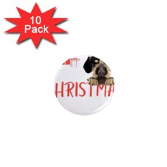 German Wirehaired Pointer T- Shirt German Wirehaired Pointer Merry Christmas T- Shirt (3) 1  Mini Magnet (10 Pack)  by ZUXUMI