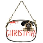 German Wirehaired Pointer T- Shirt German Wirehaired Pointer Merry Christmas T- Shirt (3) Chain Purse (Two Sides) Front