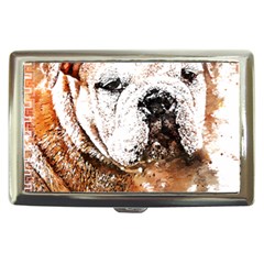 Bulldog T- Shirt English Bulldog Animal Wildlife Forest Nature Discovery Fauna T- Shirt Cigarette Money Case by JamesGoode