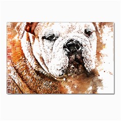 Bulldog T- Shirt English Bulldog Animal Wildlife Forest Nature Discovery Fauna T- Shirt Postcard 4 x 6  (pkg Of 10) by JamesGoode