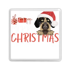 German Wirehaired Pointer T- Shirt German Wirehaired Pointer Merry Christmas T- Shirt (3) Memory Card Reader (square) by ZUXUMI