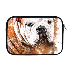 Bulldog T- Shirt English Bulldog Animal Wildlife Forest Nature Discovery Fauna T- Shirt Apple Macbook Pro 17  Zipper Case by JamesGoode