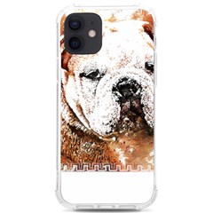 Bulldog T- Shirt English Bulldog Animal Wildlife Forest Nature Discovery Fauna T- Shirt Iphone 12/12 Pro Tpu Uv Print Case by JamesGoode