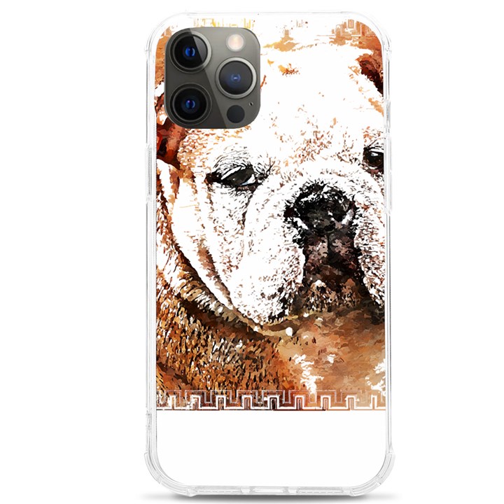 Bulldog T- Shirt English Bulldog Animal Wildlife Forest Nature Discovery Fauna T- Shirt iPhone 12 Pro max TPU UV Print Case