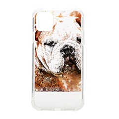 Bulldog T- Shirt English Bulldog Animal Wildlife Forest Nature Discovery Fauna T- Shirt Iphone 11 Tpu Uv Print Case by JamesGoode