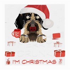 German Wirehaired Pointer T- Shirt German Wirehaired Pointer Merry Christmas T- Shirt (6) Medium Glasses Cloth by ZUXUMI