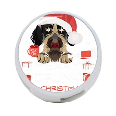 German Wirehaired Pointer T- Shirt German Wirehaired Pointer Merry Christmas T- Shirt (6) 4-port Usb Hub (one Side) by ZUXUMI