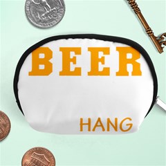 Bulldog T- Shirt I Just Want To Drink Beer And Hang With My Bulldog Dog T- Shirt Accessory Pouch (medium) by JamesGoode