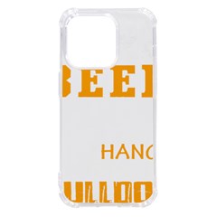 Bulldog T- Shirt I Just Want To Drink Beer And Hang With My Bulldog Dog T- Shirt Iphone 14 Pro Tpu Uv Print Case