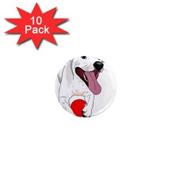 Bulldog T- Shirt Running Bulldog T- Shirt 1  Mini Magnet (10 Pack)  by JamesGoode