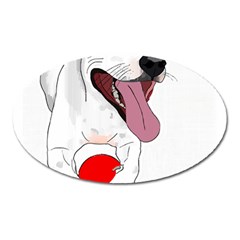 Bulldog T- Shirt Running Bulldog T- Shirt Oval Magnet