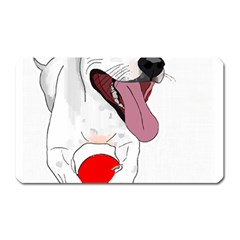 Bulldog T- Shirt Running Bulldog T- Shirt Magnet (rectangular) by JamesGoode