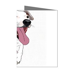 Bulldog T- Shirt Running Bulldog T- Shirt Mini Greeting Cards (pkg Of 8)