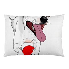 Bulldog T- Shirt Running Bulldog T- Shirt Pillow Case by JamesGoode