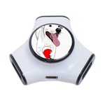 Bulldog T- Shirt Running Bulldog T- Shirt 3-Port USB Hub Front