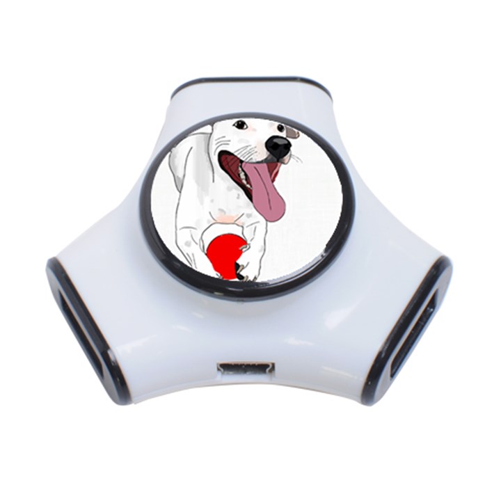 Bulldog T- Shirt Running Bulldog T- Shirt 3-Port USB Hub