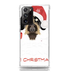 German Wirehaired Pointer T- Shirt German Wirehaired Pointer Merry Christmas T- Shirt Samsung Galaxy Note 20 Ultra Tpu Uv Case by ZUXUMI