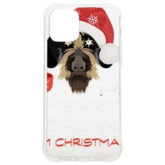 German Wirehaired Pointer T- Shirt German Wirehaired Pointer Merry Christmas T- Shirt Iphone 12/12 Pro Tpu Uv Print Case by ZUXUMI