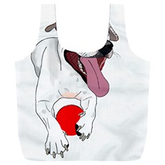 Bulldog T- Shirt Running Bulldog T- Shirt Full Print Recycle Bag (xxxl) by JamesGoode