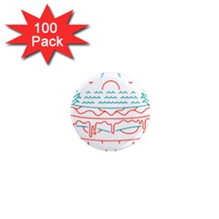 Burger T- Shirt Beach Burger T- Shirt 1  Mini Magnets (100 Pack)  by JamesGoode