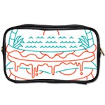 Burger T- Shirt Beach Burger T- Shirt Toiletries Bag (One Side) Front