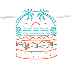 Burger T- Shirt Beach Burger T- Shirt Lightweight Drawstring Pouch (xl) by JamesGoode