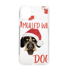 German Wirehaired Pointer T- Shirt German Wirehaired Pointer Mulled Wine Christmas T- Shirt Iphone 11 Tpu Uv Print Case by ZUXUMI