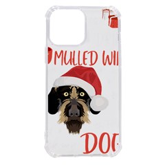 German Wirehaired Pointer T- Shirt German Wirehaired Pointer Mulled Wine Christmas T- Shirt Iphone 13 Pro Max Tpu Uv Print Case by ZUXUMI