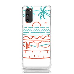 Burger T- Shirt Beach Burger T- Shirt Samsung Galaxy S20 6 2 Inch Tpu Uv Case by JamesGoode