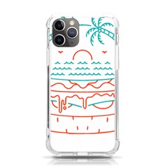 Burger T- Shirt Beach Burger T- Shirt Iphone 11 Pro 5 8 Inch Tpu Uv Print Case by JamesGoode