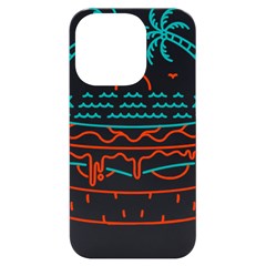 Burger T- Shirt Beach Burger T- Shirt Iphone 14 Pro Black Uv Print Case by JamesGoode