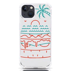 Burger T- Shirt Beach Burger T- Shirt Iphone 13 Tpu Uv Print Case by JamesGoode