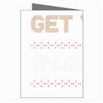 Get Your Sparkle On T- Shirt Get Your Sparkle On Ugly Christmas Sweater T- Shirt Greeting Cards (Pkg of 8) Right