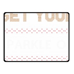 Get Your Sparkle On T- Shirt Get Your Sparkle On Ugly Christmas Sweater T- Shirt Fleece Blanket (small) by ZUXUMI