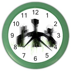 Ghost Hunting T- Shirt Ghost Hunting - Weekend Forecast Ghost Hunting With A Chance Of Cold Spots T- Color Wall Clock by ZUXUMI