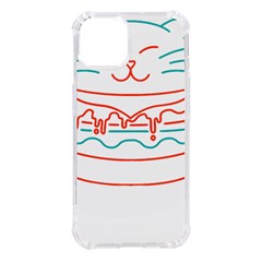 Burger T- Shirt Cat Burger T- Shirt Iphone 14 Tpu Uv Print Case