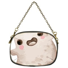 Ghost T- Shirt Watercolor Cute Ghost T- Shirt Chain Purse (one Side) by ZUXUMI