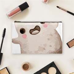 Ghost T- Shirt Watercolor Cute Ghost T- Shirt Cosmetic Bag (medium) by ZUXUMI