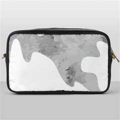 Ghost T- Shirt White Mottled Ghost T- Shirt Toiletries Bag (one Side) by ZUXUMI