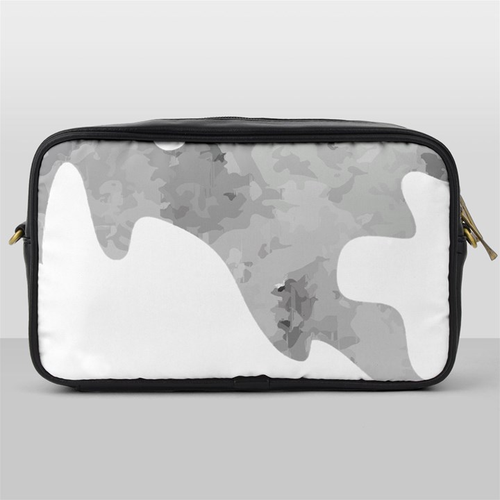 Ghost T- Shirt White Mottled Ghost T- Shirt Toiletries Bag (One Side)