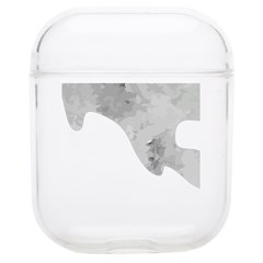 Ghost T- Shirt White Mottled Ghost T- Shirt Airpods 1/2 Case by ZUXUMI