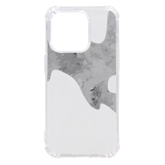 Ghost T- Shirt White Mottled Ghost T- Shirt Iphone 14 Pro Tpu Uv Print Case by ZUXUMI