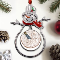 Bushcraft T- Shirt Bushcraft Wilderness Living T- Shirt Metal Snowman Ornament